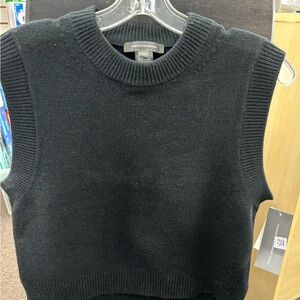 French Connection Black Crew Neck Sweater